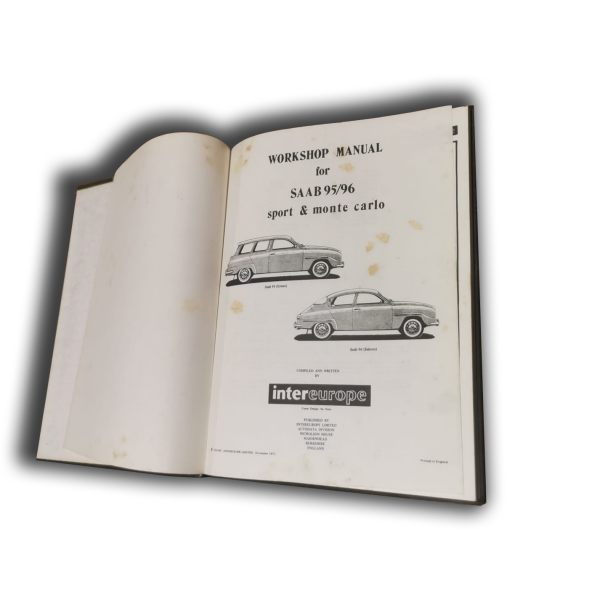 Saab 95/96 workshop manual (1962-1967) 171Saloon, Monte Carlo, Estate - Image 2