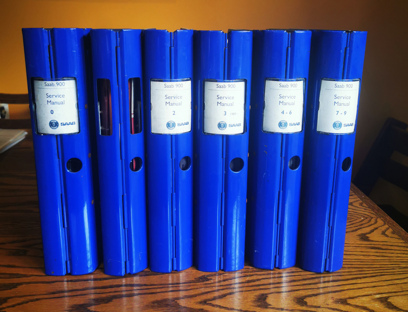SAAB 900 Classic Dealer Workshop Manuals 0-9 (Complete Set)