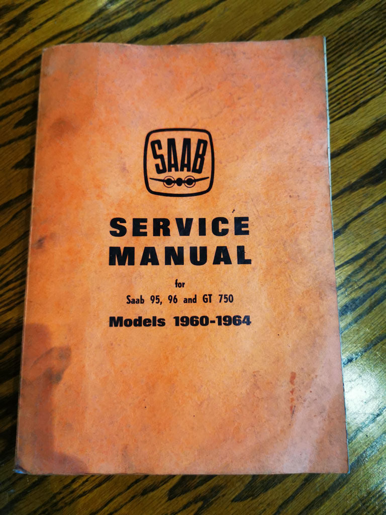 SAAB 95 96 GT 750 Service Manual