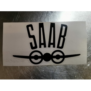 SAAB Aeroplane Logo Decal