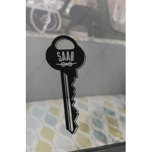 Saab Classic Key Window Sticker